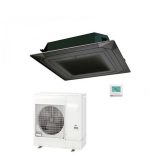 Инверторен климатик касетъчен General AUXG54KRLB/AOHG54KQTA - трифазен с черен панел - Image 3