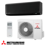 Инверторен климатик Mitsubishi Heavy Industries SRK 35 ZT-WFB + SRC 35 ZT-W - черен - Image 3